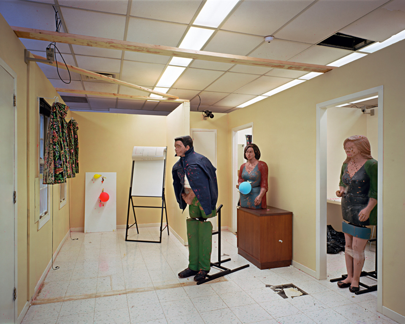 Untitled (classroom, police school, balloons), 2007