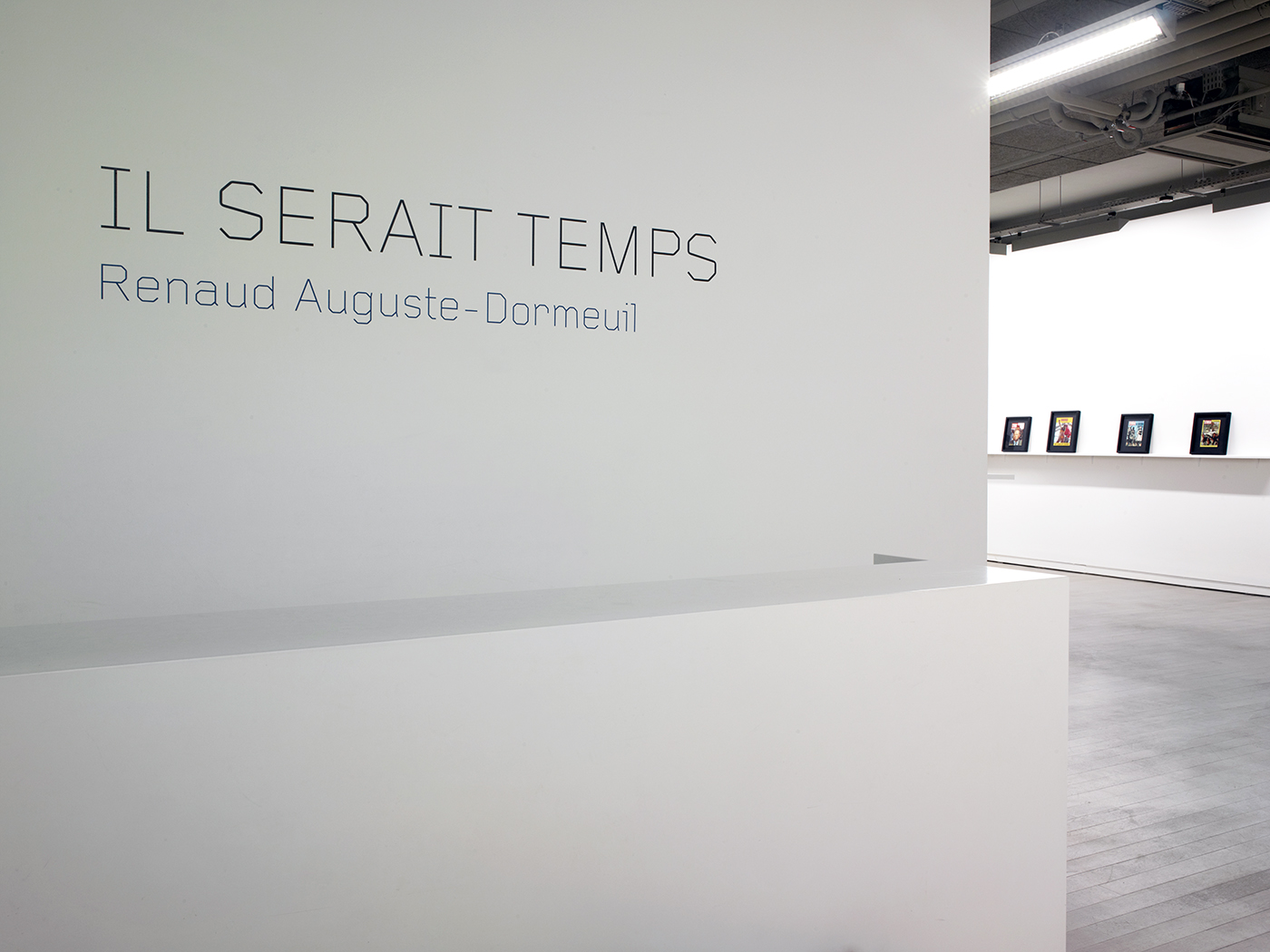 Renaud Auguste-Dormeuil - Exhibition view - Il serait temps - Fondation d 'entreprise RICARD, 2013