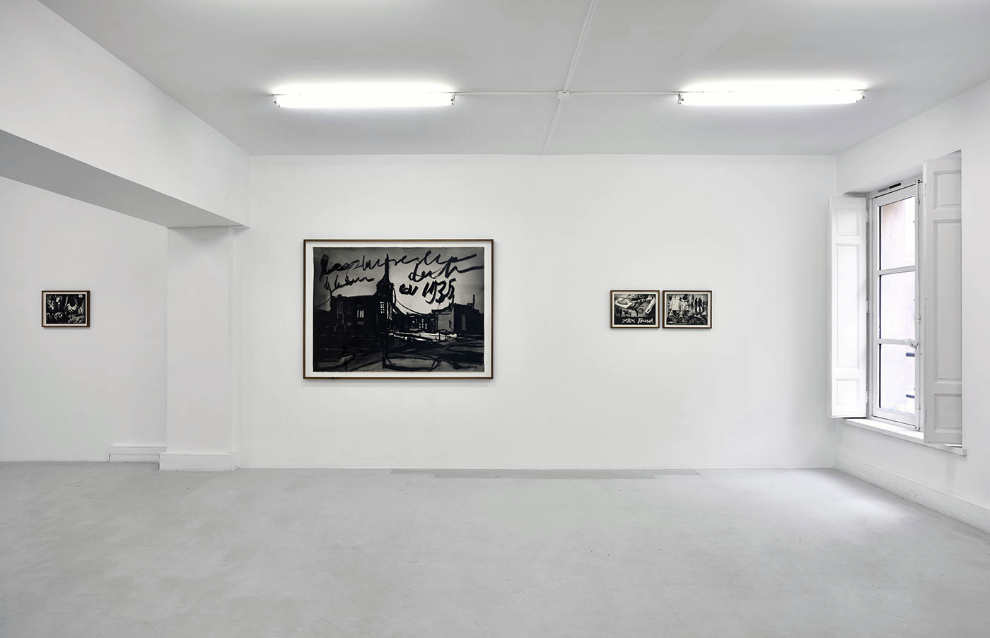 Marcel Van Eeden - Exhibition view MACHINE / MACHINERY, 2016