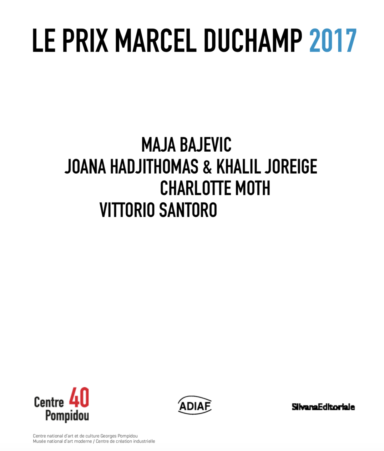 Prix Marcel Duchamp 2017